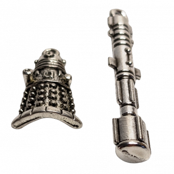 Doctor Who Dalek Anhänger ♔ Antik Silber ♔ Charms 