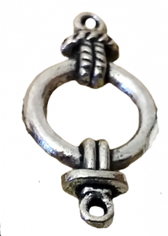 O-Ring Knoten Verbinder ☆ Antik Silber ☆ Zwischenstück 