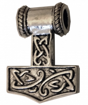 Thors Hammer Anhänger ☆ Antik Silber ☆ Schmuckherstellung 